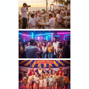 make the images a little bigger and place the images in vertical line